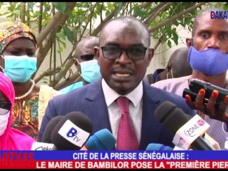 Cité de la presse sénégalaise : Le maire de Bambilor pose la “première pierre”