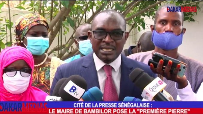 Cité de la presse sénégalaise : Le maire de Bambilor pose la “première pierre”