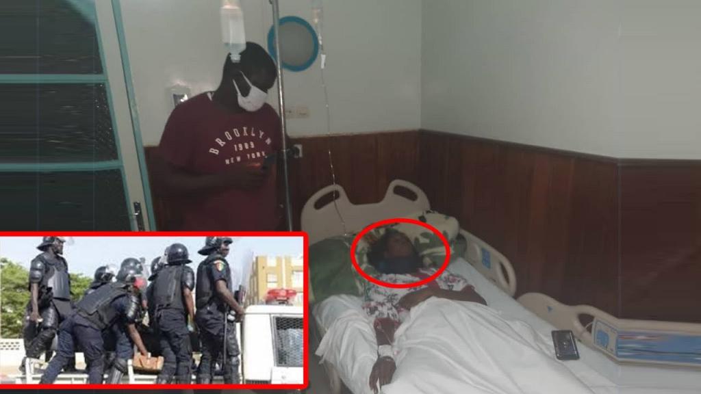 Une camerawoman de dakaractu sauvagement agressée par la police (Synpics)