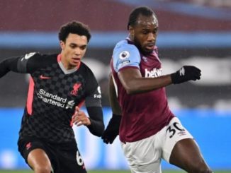 Premier League (J21) : Liverpool s’impose à West Ham et monte sur le podium