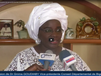 Exclusif: Dr Gnima GOUDIABY démissionne de son poste de1ère vice-présidente du conseil départemental de Bignona